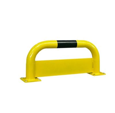 Rammschutzplanke Safe, B 1000 mm, Typ 10-ZK, feuerverzinkt u. kunststoff-beschichtet, gelb