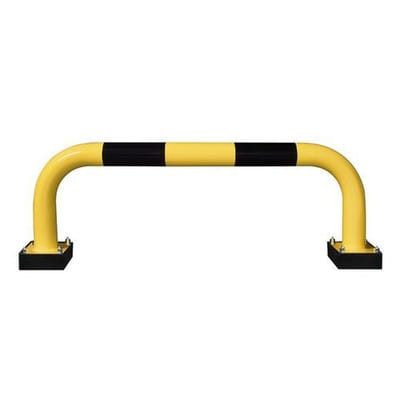 Nachgebender Rammschutzbügel R 10.3 Außen, 1000 x 390 mm, feuerverzinkt, kst-beschichtet