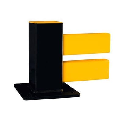 Standpfosten für Bodenbarriere Hybrid, Anfang und Ende