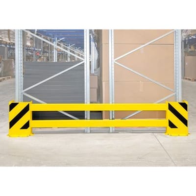 Regalschutz seitlich, doppelt, Stahl kst-beschichtet, Regalbreiten von 2300 bis 2700 mm , Typ D 2.1
