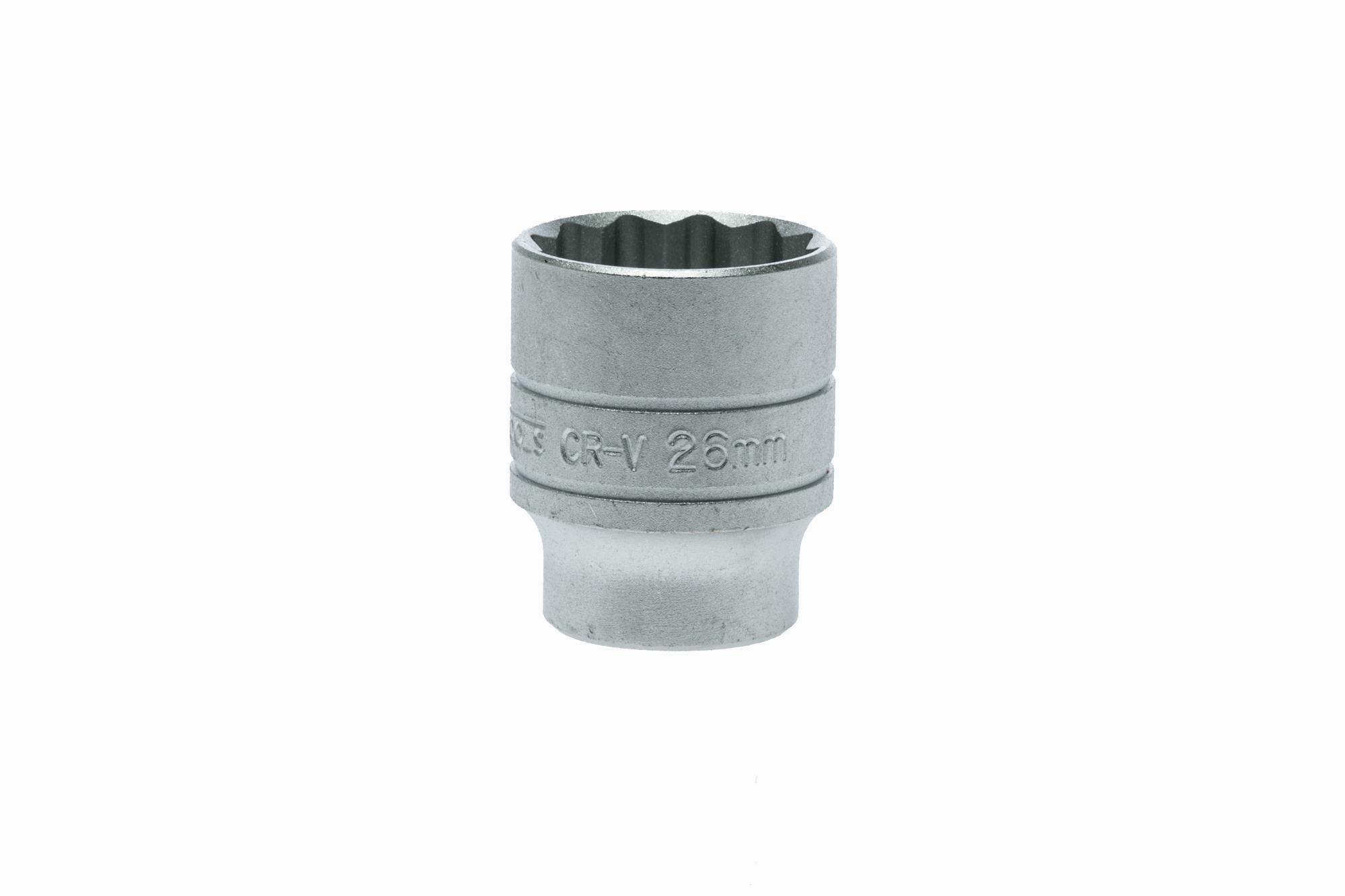 Zwölfkant-stecknuss Mit 1/2"-schaft, 26 Mm