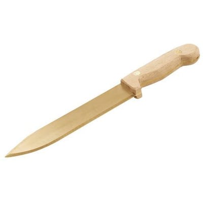 Messer 300 mm, verstärkte Ausführung, Sonderbronze, funkenfrei, für Ex-Zonen