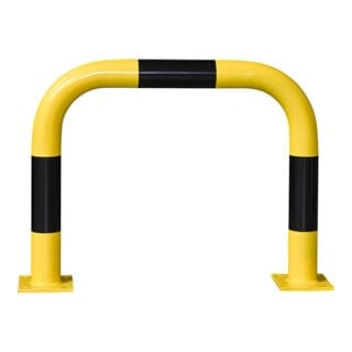 Rammschutzbügel R 7.6 zur Innenaufstellung, 750 x 600 mm, gelb lackiert