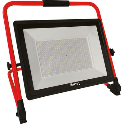 LED Arbeitsleuchte, Baustrahler, verstellbar, faltbar, 300W, 24000lm, 6500K, IP65, 3m robustes Gummikabel