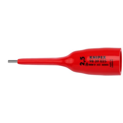 Steckschlüsseleinsatz für Innensechskant, Innenvierkant 3/8" SW 2,5 9837025