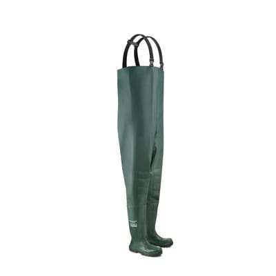 Wathose Actifort JobGUARD Chest Wader Full Safety, grün, Größe 43