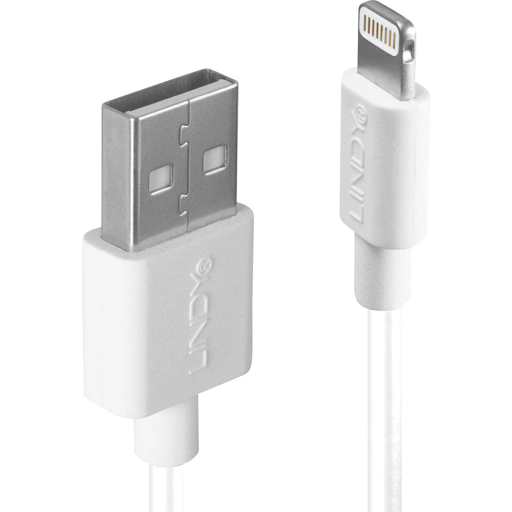 Lindy - Usb-kabel Usb 2.0 Usb-a Stecker, Apple Lightning Stecker 2.00 M Weiß 31327