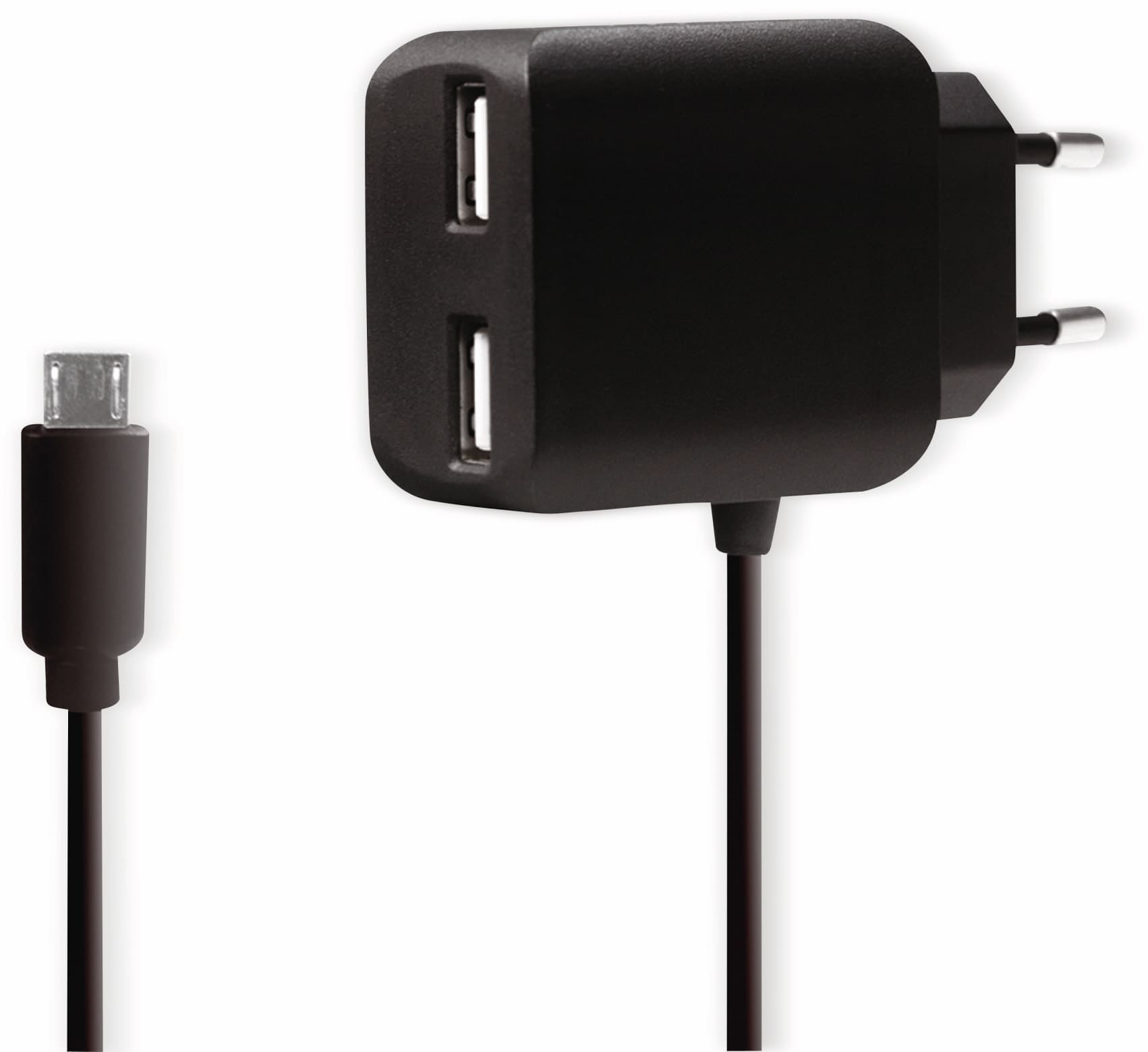 Logilink Usb Steckdosenadapter+micro-usb-kabel 2 X Usb Port (pa0157)