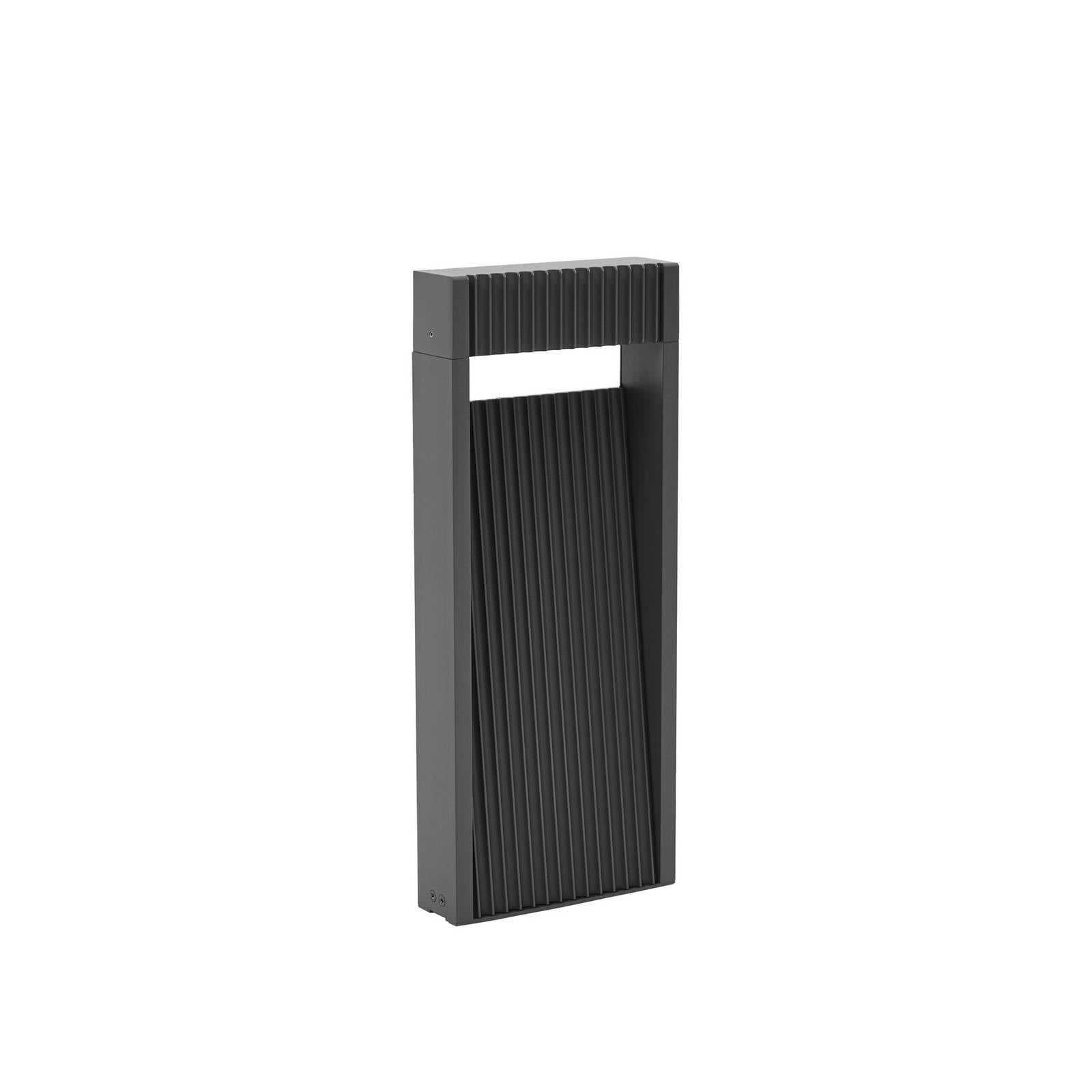 Led-utomhuslampa "tavion" Aus Aluminium / Grå / Zink Von Lucande