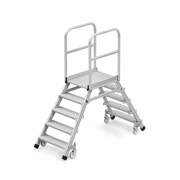 Plateforme Mobile 2x5 Marches - Hauteur Max. De Travail 3.21m - 6189-05