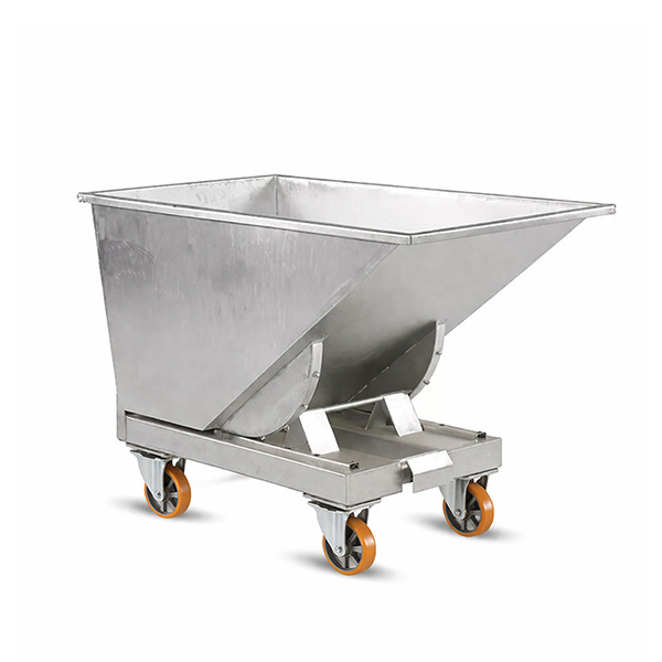 Kippbehälter Auf Räder Aus Edelstahl 304 – 300 Liter - Lts30-r