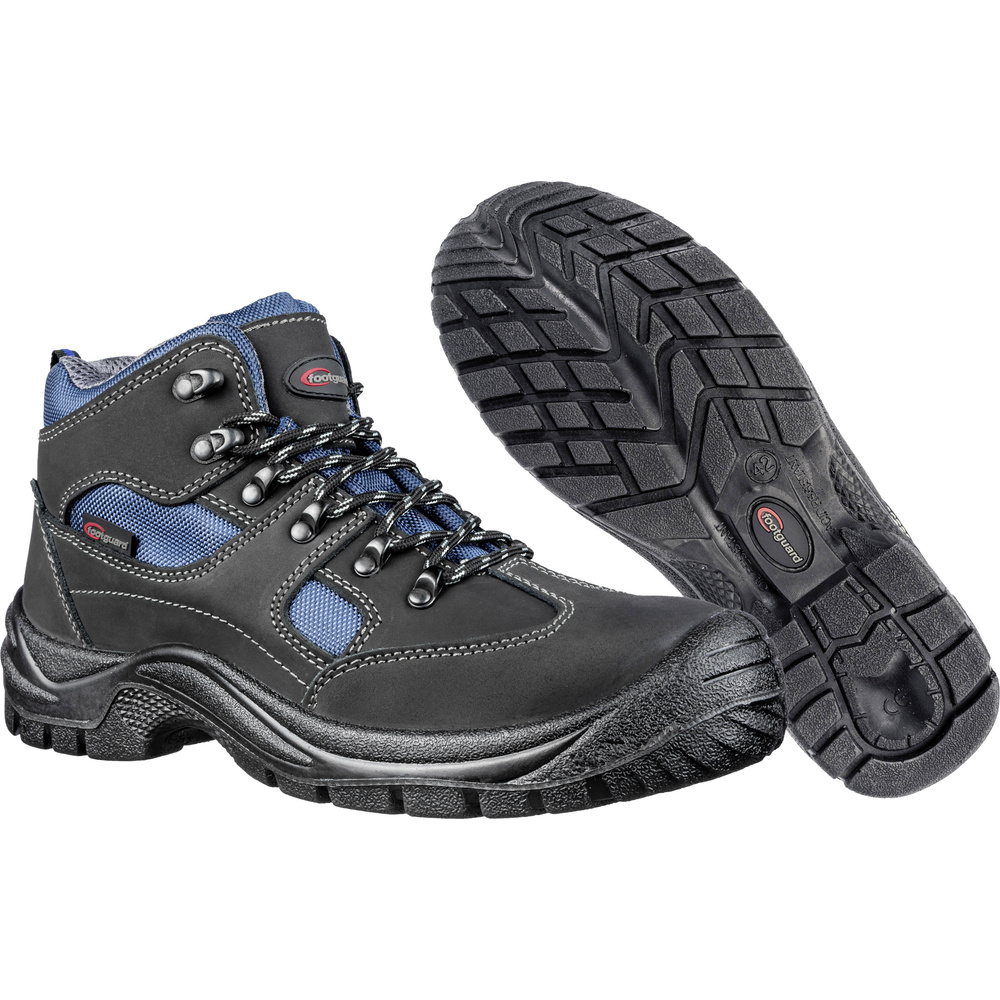 Footguard Safe Mid 631840-42 Sicherheitsstiefel S3 Schuhgröße (eu): 42 Schwarz, Blau 1 St.