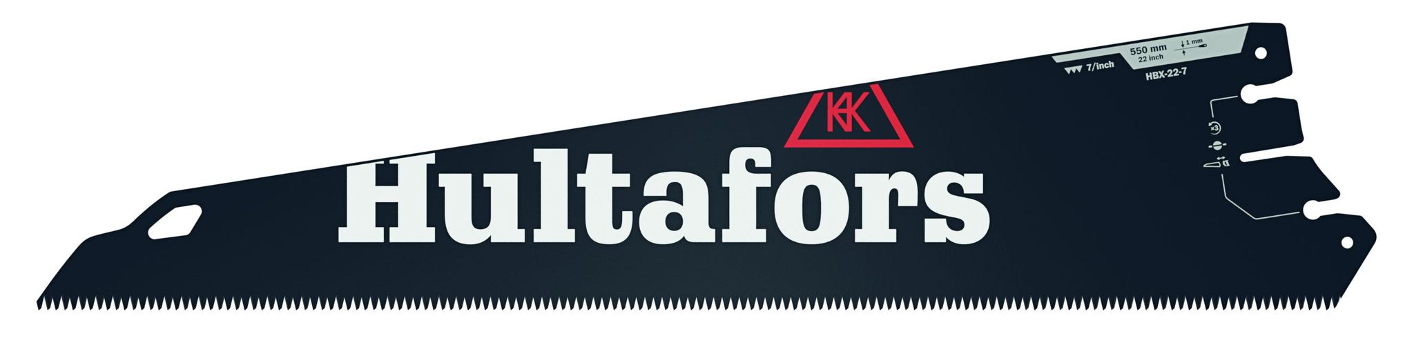 Hultafors Bx-22-7 Säge Mit 22-zoll-sägeblatt Und Ergonomischem Design.