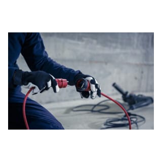 Professional Verlängerungskabel VQ 1110 IP44, 5m rot H07BQ-F 3G1,5