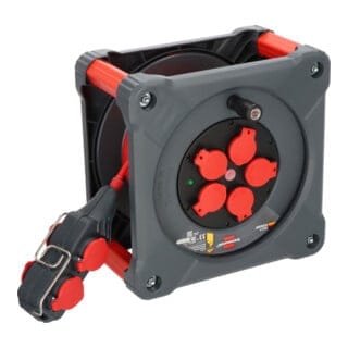 Professional Baustellen-Kabeltrommel mit Powerblock KC 3210 5 IP44, 33+5m H07BQ-F3G2,5