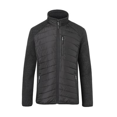 Hybridjacke 1342 5201, schwarz/dunkelgrau, Größe XL