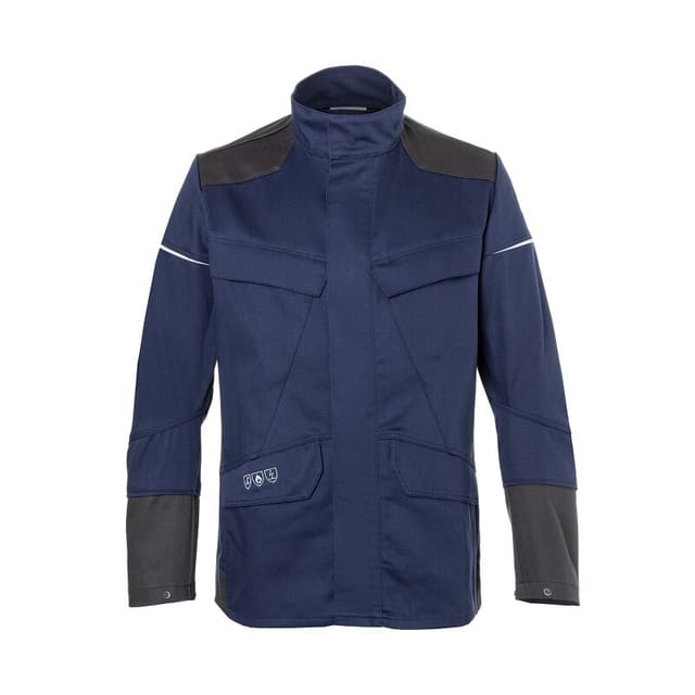 PROTECTIQ WELDING Jacke PSA 3 1397 8515, dunkelblau/anthrazit, Größe 48