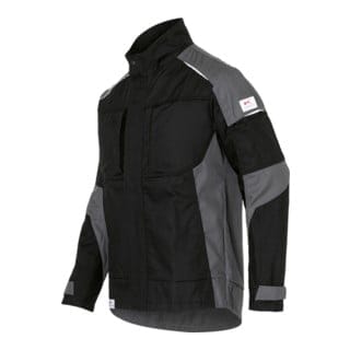 ACTIVIQ cotton+ Jacke 1250 3421, schwarz/anthrazit, Größe L