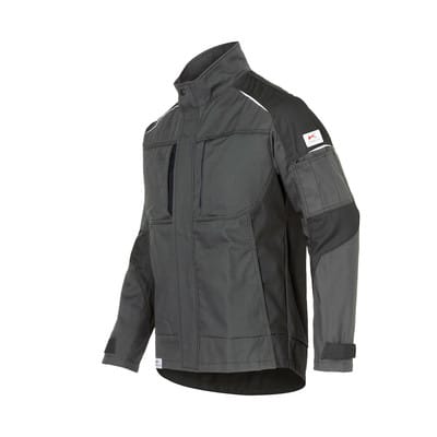 ACTIVIQ cotton+ Jacke 1250 3421, anthrazit/schwarz, Größe 3XL