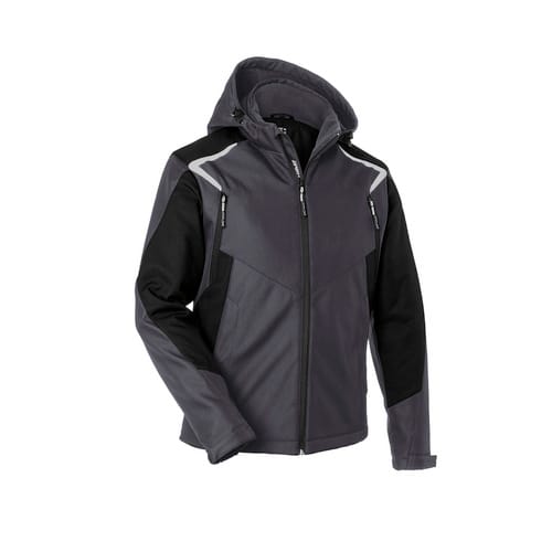 BODYFORCE Winter Softshell Jacke 1325 5375, anthrazit/schwarz, Größe S