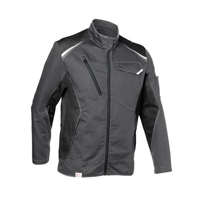 ICONIQ Jacke 1140 5336, anthrazit/schwarz, Größe XL