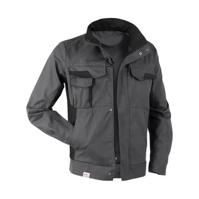 VITA cotton+ Jacke 1L45 3421, anthrazit/schwarz, Größe L