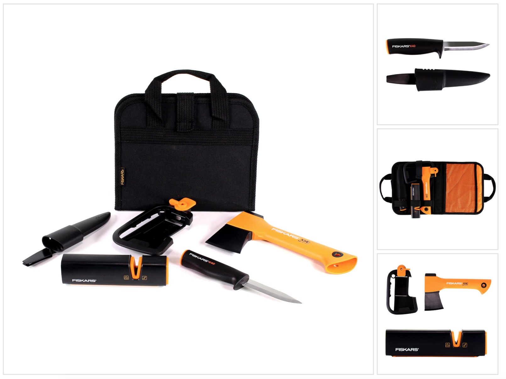 Fiskars Fireplace Set X5 K40 Sharpener ( 1025441 )