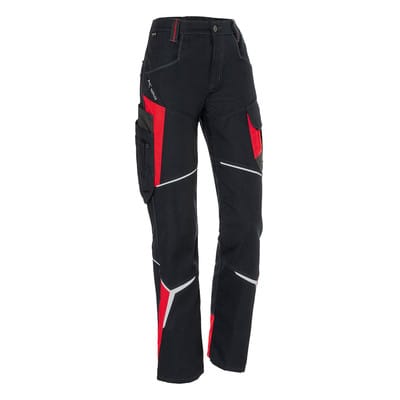 BODYFORCE Damenhose 2325 5302, schwarz/mittelrot, Größe 36