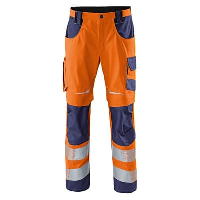 REFLECTIQ Hose PSA 2 2207 8340, warnorange/dunkelblau, Größe 98