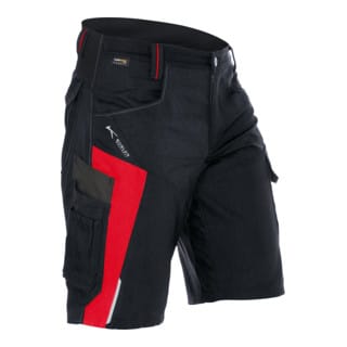 BODYFORCE Shorts 2425 5302, schwarz/mittelrot, Größe 66