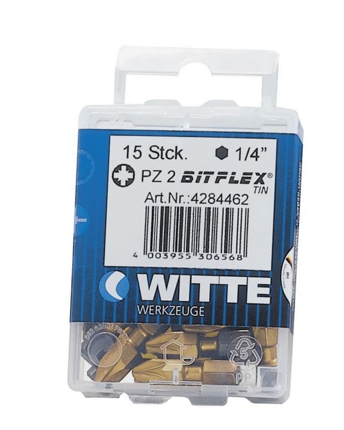 Witte Pz 3 25mm Bits In Einem Robusten Und Langlebigen Kunststoffkoffer.