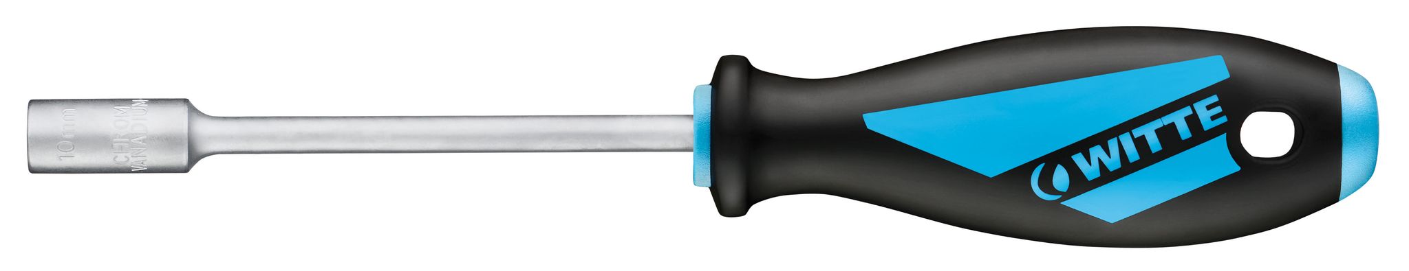 Witte Sechskant-steckschlüssel Mit Ergonomischem Griff Und 10,0 X 125 Stahlschaft