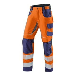 REFLECTIQ Sommerhose PSA 2 2407 8343, warnorange/dunkelblau, Größe 62