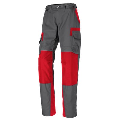 INNOVATIQ Damenhose 2530 5370, anthrazit/mittelrot, Größe 34