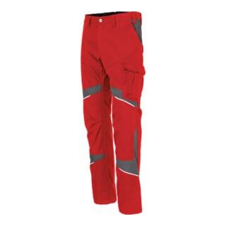 ACTIVIQ cotton+ Damenhose 2550 3421, mittelrot/anthrazit, Größe 44