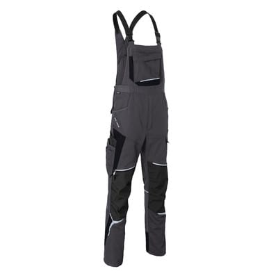 BODYFORCE Latzhose 3125 5302, anthrazit/schwarz, Größe 28