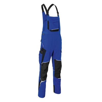 BODYFORCE Latzhose 3125 5302, kbl.blau/schwarz, Größe 64