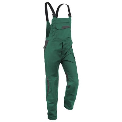 VITA cotton+ Latzhose 3L47 3421, moosgrün/anthrazit, Größe 56