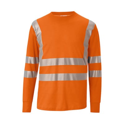 REFLECTIQ Longsleeve PSA 2 5045 8227, warnorange, Größe L