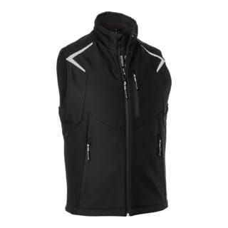 BODYFORCE Softshell Weste 7125 5375, schwarz, Größe XL
