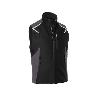 BODYFORCE Softshell Weste 7125 5375, schwarz/anthrazit, Größe S