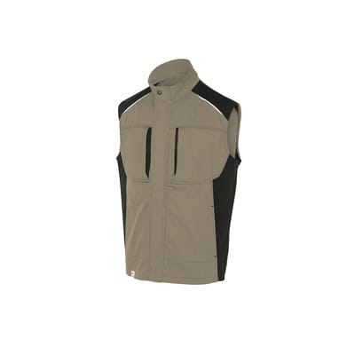 ACTIVIQ Weste 7250 5365, sandbraun/schwarz, Größe XS