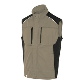 ACTIVIQ Weste 7250 5365, sandbraun/schwarz, Größe S