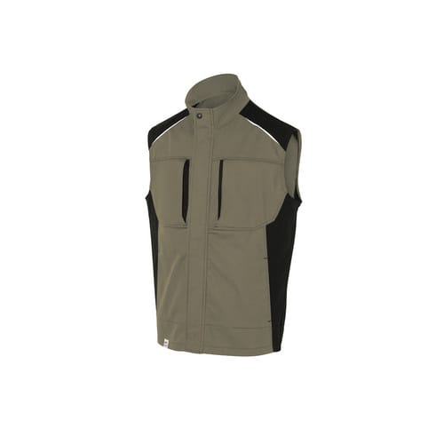 ACTIVIQ Weste 7250 5365, sandbraun/schwarz, Größe 3XL