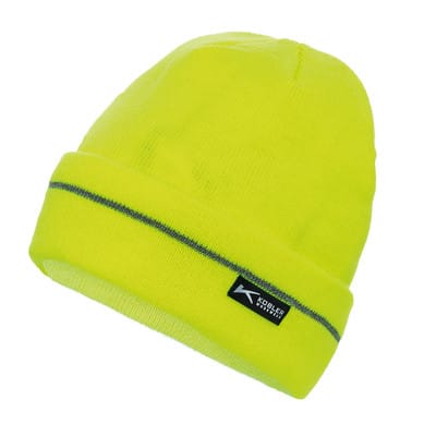 Strickmütze 8206 2102, warngelb, Größe ST