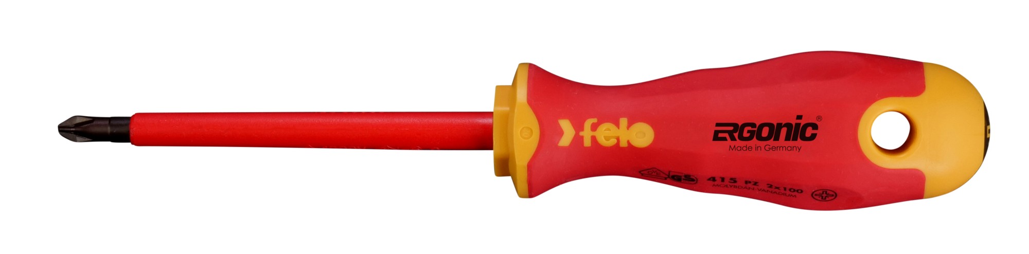 Vde Ergonic Pz1 X 80 Mm Isolierter Schraubendreher Felo 41510290