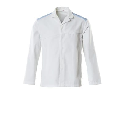 20254-442 Jacke, weiß/azurblau, 3XL