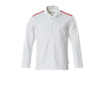 20254-442 Jacke, weiß/verkehrsrot, 2XL