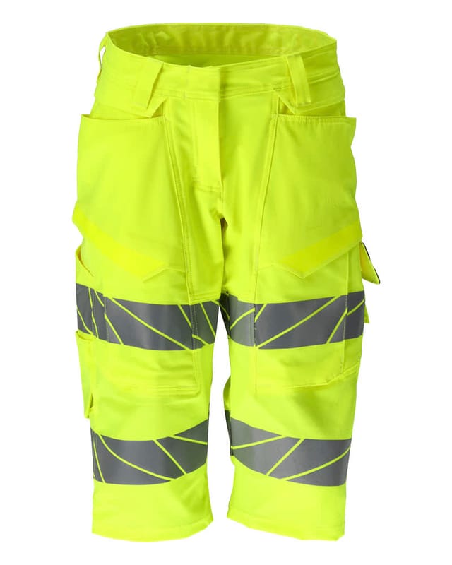 19248-510 Shorts, lang, hi-vis gelb, C34