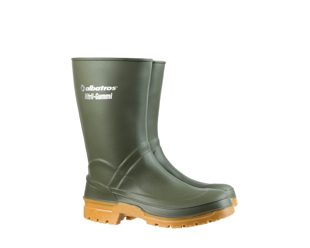 Albatros 564020 Guardian Mid Green Nitrilgummistiefel Grün,36